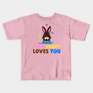 FUNNY Easter Quotes Easter Bunny Rabbit Kids T-Shirt